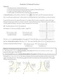 Precalculus worksheets with answers are available in pdf format. Precalculus Rational Functions Worksheet