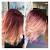 Deep Burgundy Burgundy And Blonde Short Hair