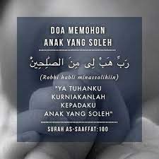 Doa Memohon Anak Yg Soleh Doa Belajar Anak