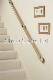 Axxys Wall Handrail Kit Rail In Box Set Chrome Brushed Pine Oak Stairparts Handrail Wall Railing Leather Wall