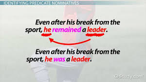 We did not find results for: What Is A Predicate Nominative Definition Examples Video Lesson Transcript Study Com