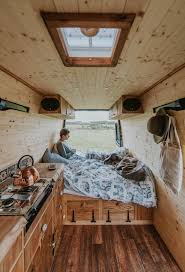 The Dream 2003 Vw Lt35 Stealth Mobile Van Interior Van Dwelling Campervan Interior