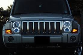 Oracle Lighting Chrome Factory Style Headlights With Color Halo Jeep Commander Jeep Jeep Xj Mods