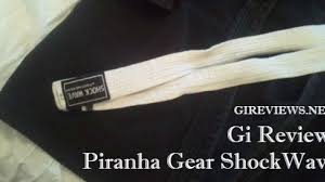 Piranha Gear Shockwave Single Weave Gi Review Brazilian
