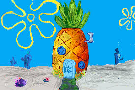 Download or print the image below. Pixilart Spongebob S House By Burbrkac000