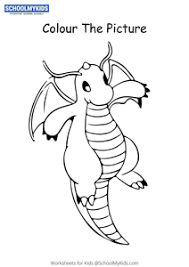 You can download free printable dragonite coloring pages at coloringonly.com. Pokemon Dragonite Pokemon Coloring Pages Worksheets For Kindergarten First Second Grade Art And Craft Worksheets Schoolmykids Com