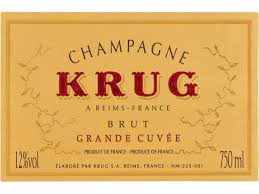 Krug Grande Cuvee Blanc Champagne Champagne Label Champagne Wine Label
