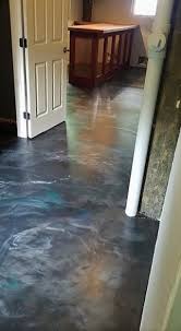 Small Space Big Impact This Beautiful Metallic Epoxy Floor Is In A Man Cave Dark Gray Base With Silv Metallic Epoxy Floor Epoxy Floor Epoxy Floor Basement