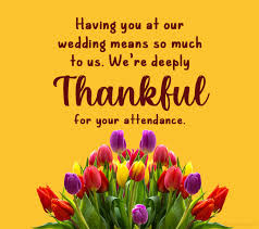 It's just a basic design you can create your own styles too. Wedding Thank You Messages And Wording Wishesmsg