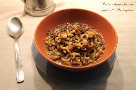 Ingredienti per la pasta con lenticchie per 4 persone: Pasta E Lenticchie Con Crosta Di Parmigiano Donnepasticcione