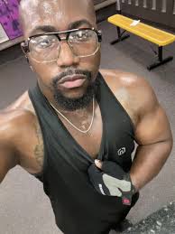 Black Guy Working Out in His Room