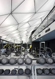 This class format includes circuit training using various fitness props such as: Wellness Sky Fitness Center In Belgrade Yatzer Gym Interior Fitness Center Design Gym Lighting