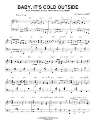 Frank Loesser Baby It S Cold Outside Sheet Music Notes Chords Piano Download Folk 176879 Pdf