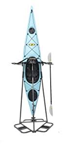 Malone stax pro2 kayak rack at amazon. Amazon Com Sparehand Double Sided Freestanding Triple Storage Rack For 3 Kayaks Or Sups Tools Free Assembly Pebble Silver Finish Garden Outdoor