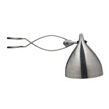 cornette aluminium naturel et rose lampe a pince metal h18cm 139 00 lampe a pince lampe economies d energie
