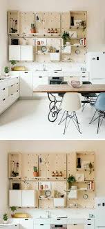 Cuisine Contemporaine Avec Panneau Isorel Idees Etageres Etagere Bois Flotte Etagere Ouverte Cuisine