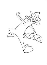Here are the coloring pages of phineas and ferb. Printable Perry The Platypus Coloring Pages Coloringme Com