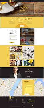 Construction Web Template Construction Website Website Template Portfolio Website Template