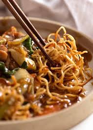 Chinese Crispy Noodles Chow Mein Recipe Chow Mein Recipe Crispy Noodles Recipetin Eats