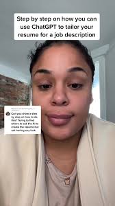 Replying to @marilynrodriguez_ how I used ChatGPT to tailor my resume to  match a job you are applying for! Hope this helps! Good luck #chatgpt  #openai
