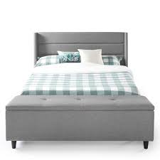 We did not find results for: Amazon Com Mellow Platform Bed With Headboard And Bedside Storage Ottoman Queen Gray