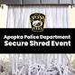 Apopka Police Department Secure Shred Event