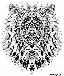 Cliquez sur l'image pour avoir la version prête à imprimer. Coloriage Difficile Adulte Lion Dessin Difficile A Imprimer