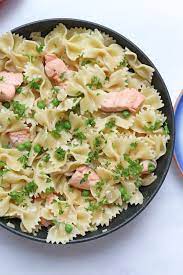Creamy Salmon Pasta Recipe Yummy Pasta Dish Creamy Salmon Pasta Salmon Pasta