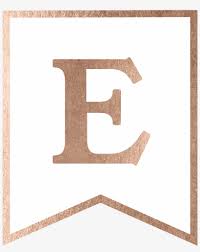 Use these gold free printable banner letters for a birthday banner, or to make a custom banner for any party or any occasion. Rose Gold Banner Template Free Printable Free Transparent Png Download Pngkey