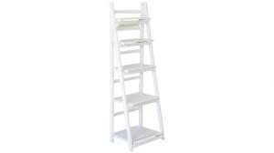 Five shelves, in increasing size from top to bottom, offer ample space the below table is for your reference to australia post's expected delivery time. Buy Serrano 5 Tier Wooden Ladder Shelf Stand Storage Book Display Rack White Harvey Norman Au