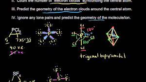 Vsepr For 5 Electron Clouds Part 1 Video Khan Academy