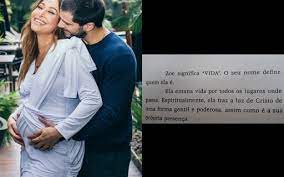 Duda Nagle Posta Significado Do Nome De Zoe Sua Filha Com Sabrina Sato Quem Quem News