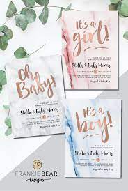 Marble Baby Shower Invitation Boy Baby Shower Girl Baby Shower Unisex Baby Unisex Baby Shower Invitations Baby Shower Invites For Girl Unisex Baby Shower