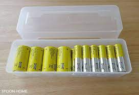 乾電池のおしゃれな収納方法のブログ画像 収納 アイデア 収納 収納ケース