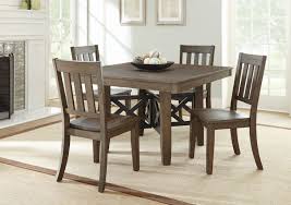 piece dining set in rustic latte finish