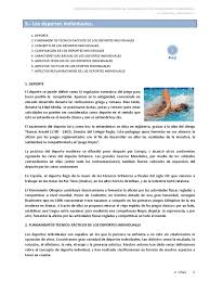 Veremos los olímpicos, sus ventajas e inconvenientes y ejemplos: 3 Los Deportes Individuales Pdf Deportes Movimiento Fisica