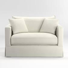 Some of them function as sleeper sofas—a great option for a guest room or small space! Willow White Twin Sleeper Sofa Reviews Crate And Barrel