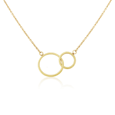 Here's a batch that can be yours for the taking (and layering!). Interlocking Circle Necklace 9ct Gold Auree Jewellery