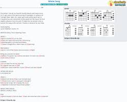 Download Chord Winter Song Screaming Trees Tab Song Lyric Sheet Guitar Ukulele Chords Vip