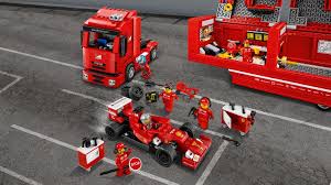 It's an very old set, all exterior stickers have peeled off. F14 T Scuderia Ferrari Truck 75913 Lego Speed Champions Sets Lego Com For Kids