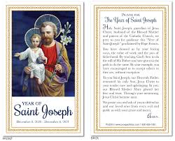 All the user needs to change the name and picture of the deceased person. The Year Of Saint Joseph 3 X 5 Commemorative Prayer Card 100 Count Prospect Hill Co