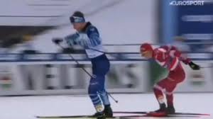 Aleksander bolshunov tackles joni mäki at finish in xc ski world cup road rage | nbc sports. Russian Ski Team Disqualified At Cross Country World Cup In Lahti Finland After Alexander Bolshunov Crashes Into Joni Maki