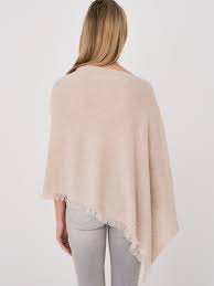 Shop sweater knit poncho at target.com Repeat Cashmere Fine Knit Organic Cashmere Poncho With Fringes