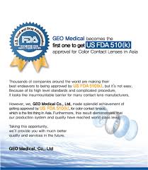 Had dry eyes with previous lenses, much better now. Usa Fda Approved Circle Lens Brand Geo Medical Solution Lens Com