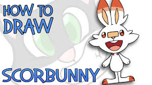 It juggles a pebble with its feet, turning it into a burning soccer ball. How To Draw Scorbunny Pokemon Draw Central