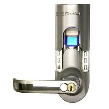 Itouchless Bio Matic Fingerprint Silver Left Handle Door Lock Bm003l The Home Depot Door Locks Fingerprint Door Lock Cool Stuff