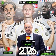 💭🤔 Who would be your dream signing for Real Madrid in 2026? — #Vitinha # Haaland #fblifestyle #Upamecano #zflixfootball ...