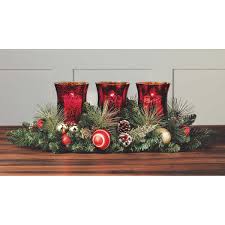 1.12 christmas coffee table decor. Indoor 26 66cm Triple Hurricane Centrepiece Costco Uk