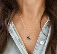Small Magnolia Flower Necklace | MIMOSA Handcrafted