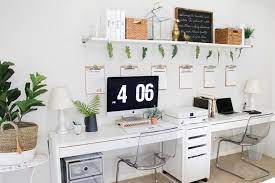 You'll feel a lot better if it looks organized. Office Organization Ideas And Minimalist Checklist House Mix